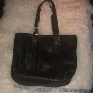 Black coach purse